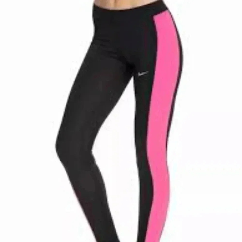 Nike‎ dri fit woman black/pink sport leggings size XS